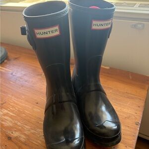 Hunter Black Rain Boots